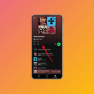 Passo 3 de: Como deletar uma playlist do Spotify no celular