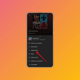 Passo 4 de: Como deletar uma playlist do Spotify no celular