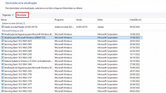 Passo 5 de: Como reverter o update do Windows 10 para uma atualização anterior