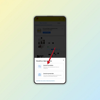 Passo 4 de: Como criar uma lista de produtos no Mercado Livre (celular)