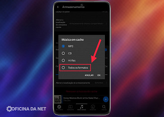 Passo 5 de: Como limpar o cache do app da Qobuz no Android