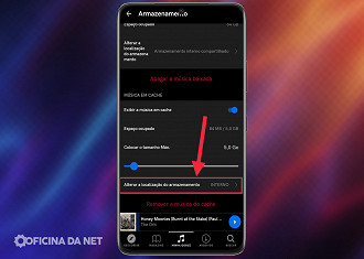 Passo 4 de: Como salvar os arquivos do app da Qobuz para Android no cartão microSD