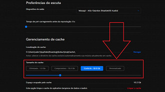 Passo 4 de: Como limitar o cache do app da Qobuz para desktop em PCs Windows