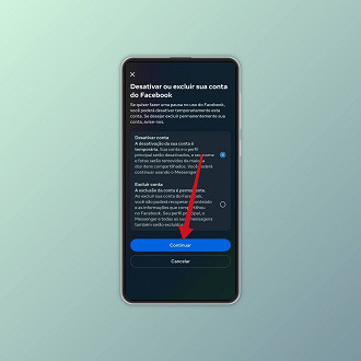 Passo 6 de: Como desativar o Facebook temporariamente